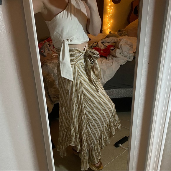 FreePeople striped long skirt BRAND NEW - Picture 4 of 5